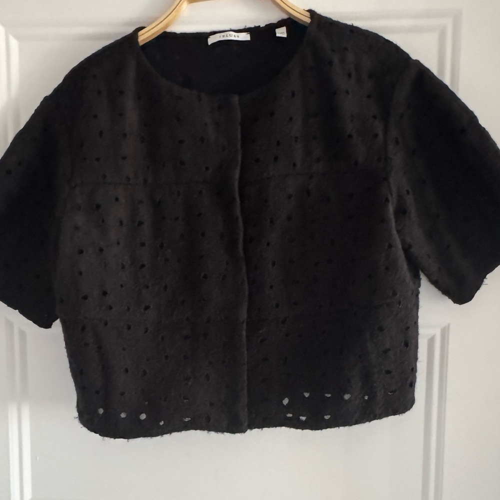 iBlues Black Sweater Can be worn alone or with a top underneath Made in Italy